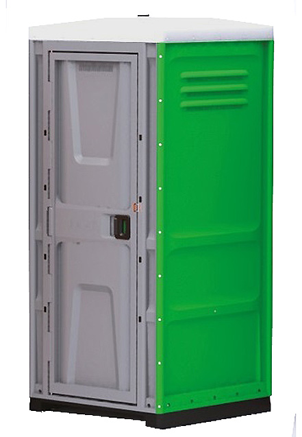 Пластиковая туалетная кабина Тойпек цвет зелёный